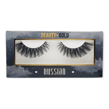 Load image into Gallery viewer, Beauty Gold - Faux Mink Russian Lashes - Misbehave - Beauty Gold - LASHES