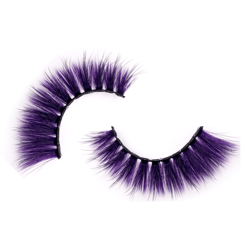 Costume Lashes - Dark Purple - Halloween - LASHES