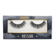 Load image into Gallery viewer, Beauty Gold - Faux Mink Russian Lashes - Wreckless - Beauty Gold - LASHES